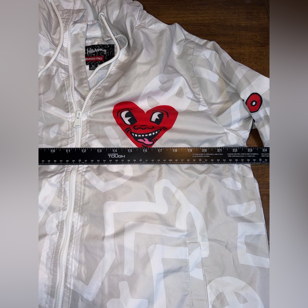Members Only Keith Haring Windbreaker Zip Jacket - Picture 8 of 9